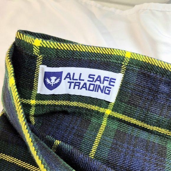 NWT All Safe Trading Gordon Tartan Kilt - Traditional Scottish Highland Wear 36W - Picture 2 of 8